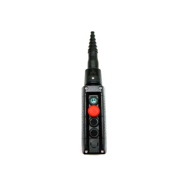 Springer Controls Co T.E.R., F70AB12000200001 MIKE Pendant, 4 Button, Black, 2-Speed Buttons F70AB12000200001 - main
